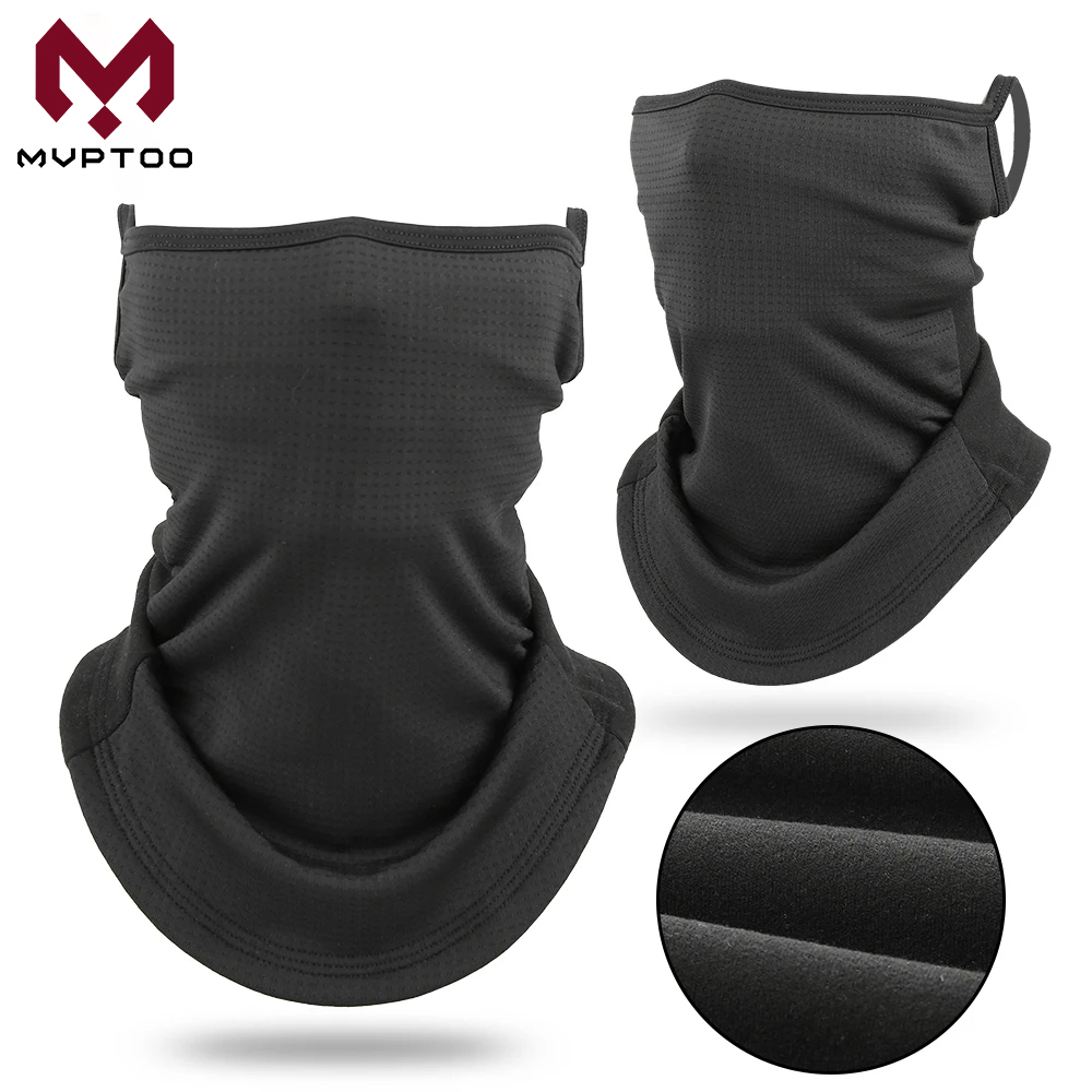 Neck Gaiter Fleece - Зимняя теплая бандана, полумаска для лица,