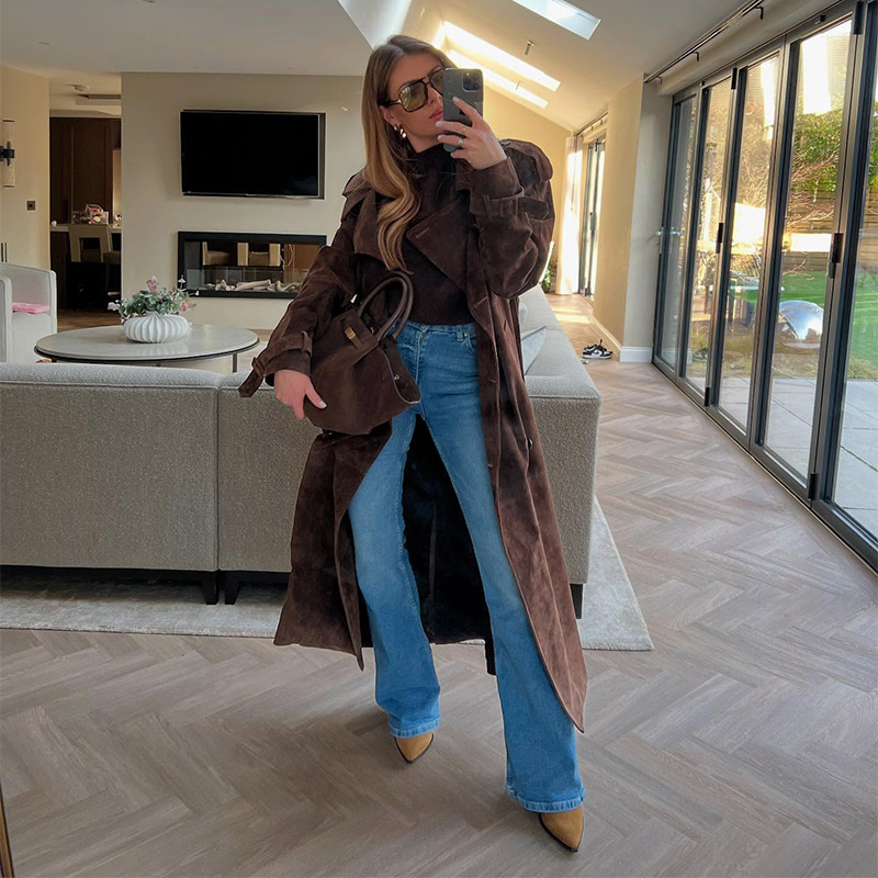 Женское винтажное коричневое з – обзор и цена Wool Coat Peacoat